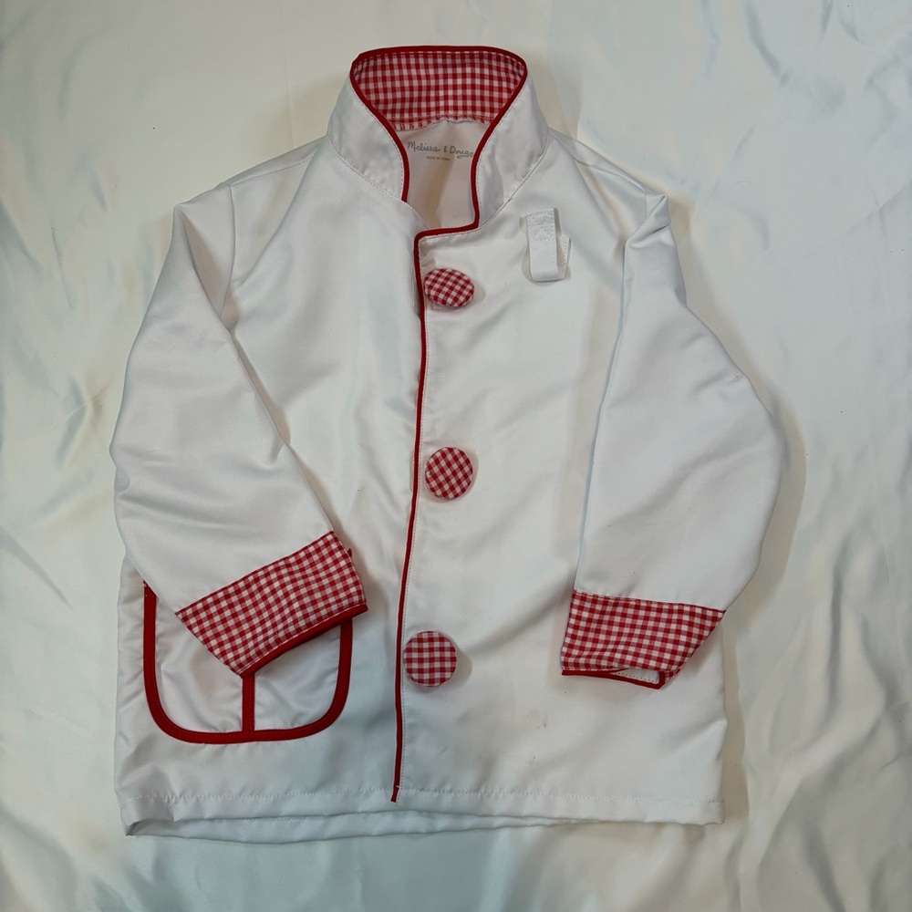 Melissa & Doug White and Red Chef Costume